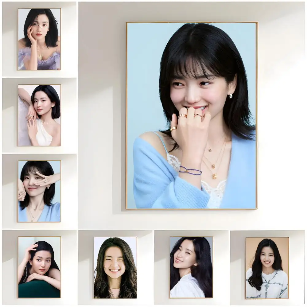 charming actress k-kim tae-ri Poster Classic Wall Art  Home Decor  Peel and Stick Unframed