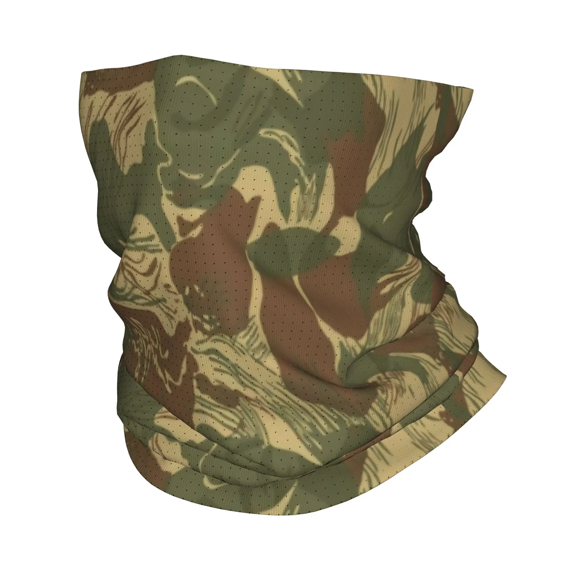 

Custom Rhodesian Brushstroke Camo Bandana Winter Neck Wrap Face Scarf for Ski Rhodesia War Camo Military Army Gaiter Headband