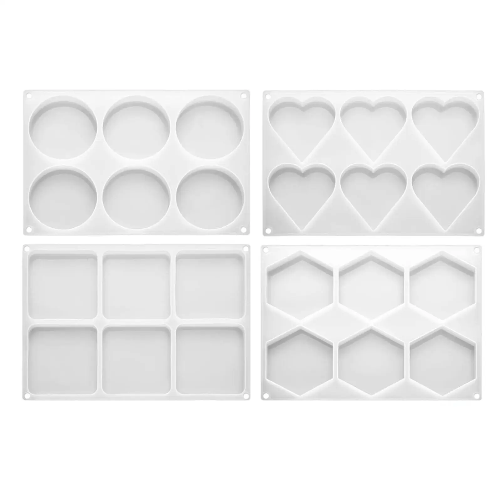 4 Moldes de Resina Profunda pa - Coaster Mold Square reseña y precio