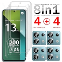 8 In 1 999D Soft Hydrogel Film Screen Protector For Xiaomi Redmi Note 13 Pro 5G 4G Camera Protective Glass Redmy Note13 Pro+ 5G