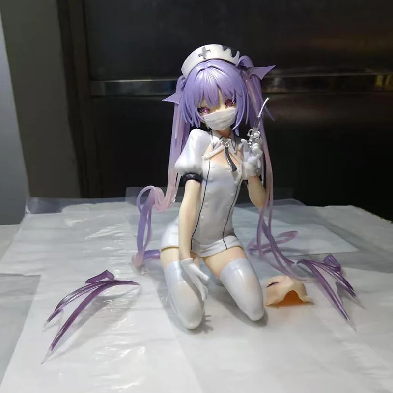 Spot little devil nurse Eve GK figure  queen animation peripheral table ornament two-dimensional beautiful girl doll collection