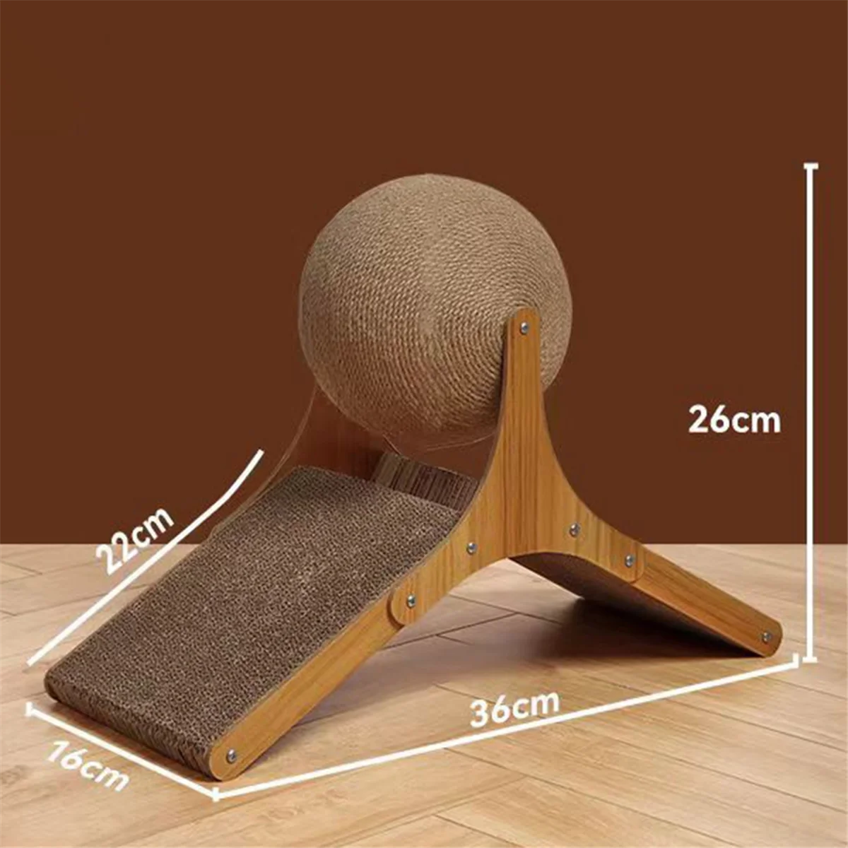 【2025{الإلكترونيات】{لوحة خدش للقطط بعجلة فيريس، كرة خدش للقطط، مبراة مخلب مقاومة للاهتراء، ألعاب ترفيهية للقطط