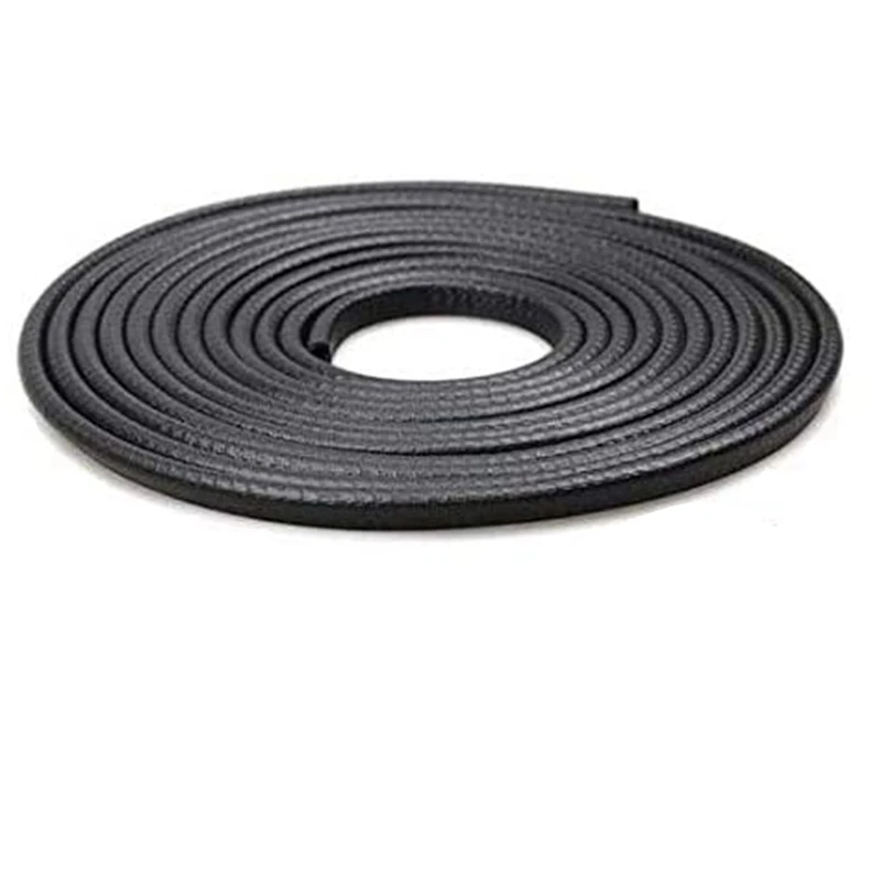 U-Shaped Keel Strip Sheet Metal Edge Sealing Strip Car Door Free Of Paste Anti-Collision 20 Meters Black