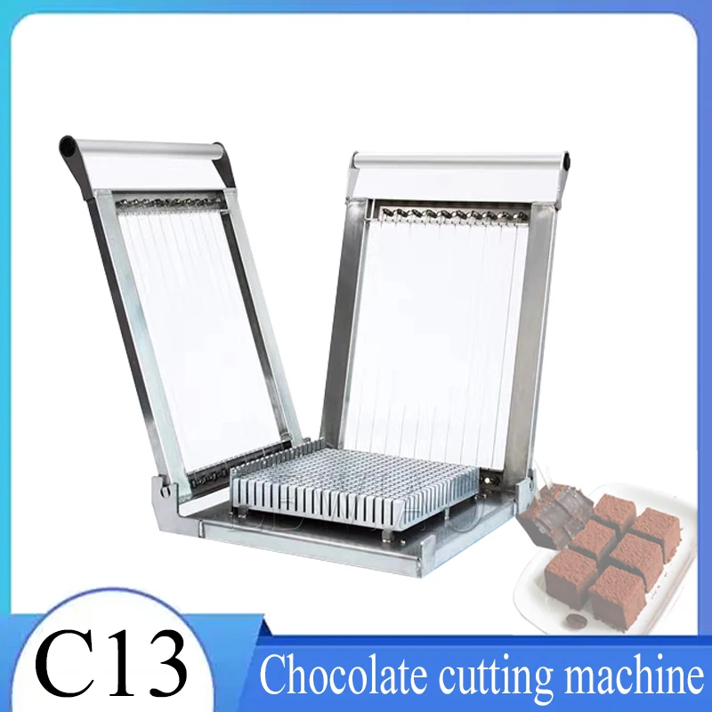 

Two Arms Easy Operation Adjustable Cutting Machine For Truffle Chocolate Fudge Cheese Cake Tofu Butter Chocolate Slicer