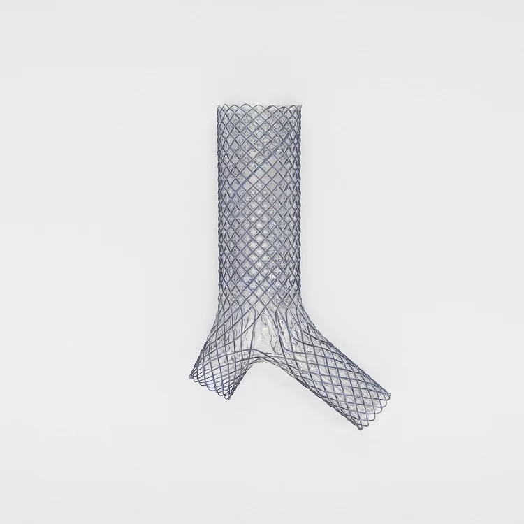 

Shape memory medical non-vascular metallic fully covered Y tracheal stent with Y shape