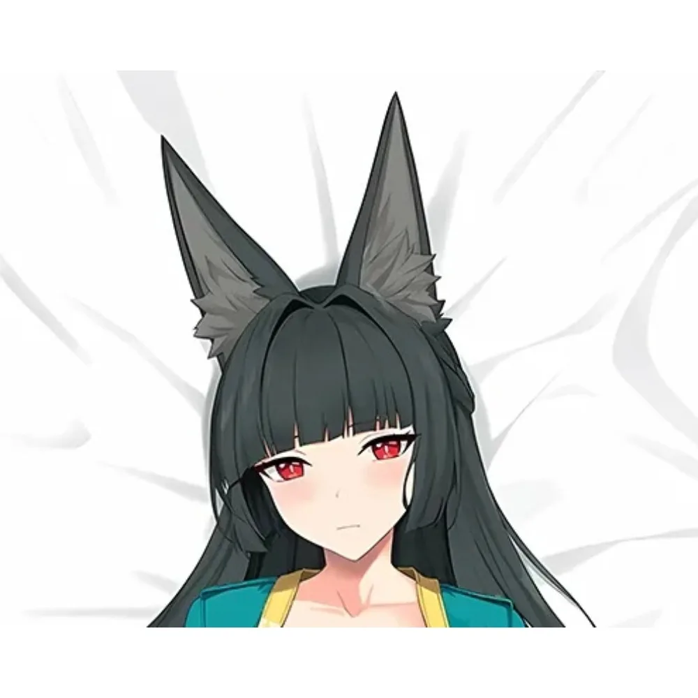 Miyabi Casual Outfit Girl Dakimakura Pillowcase Soft Peach Skin Fabric Double Sided Print Anime Character Body Pillow
