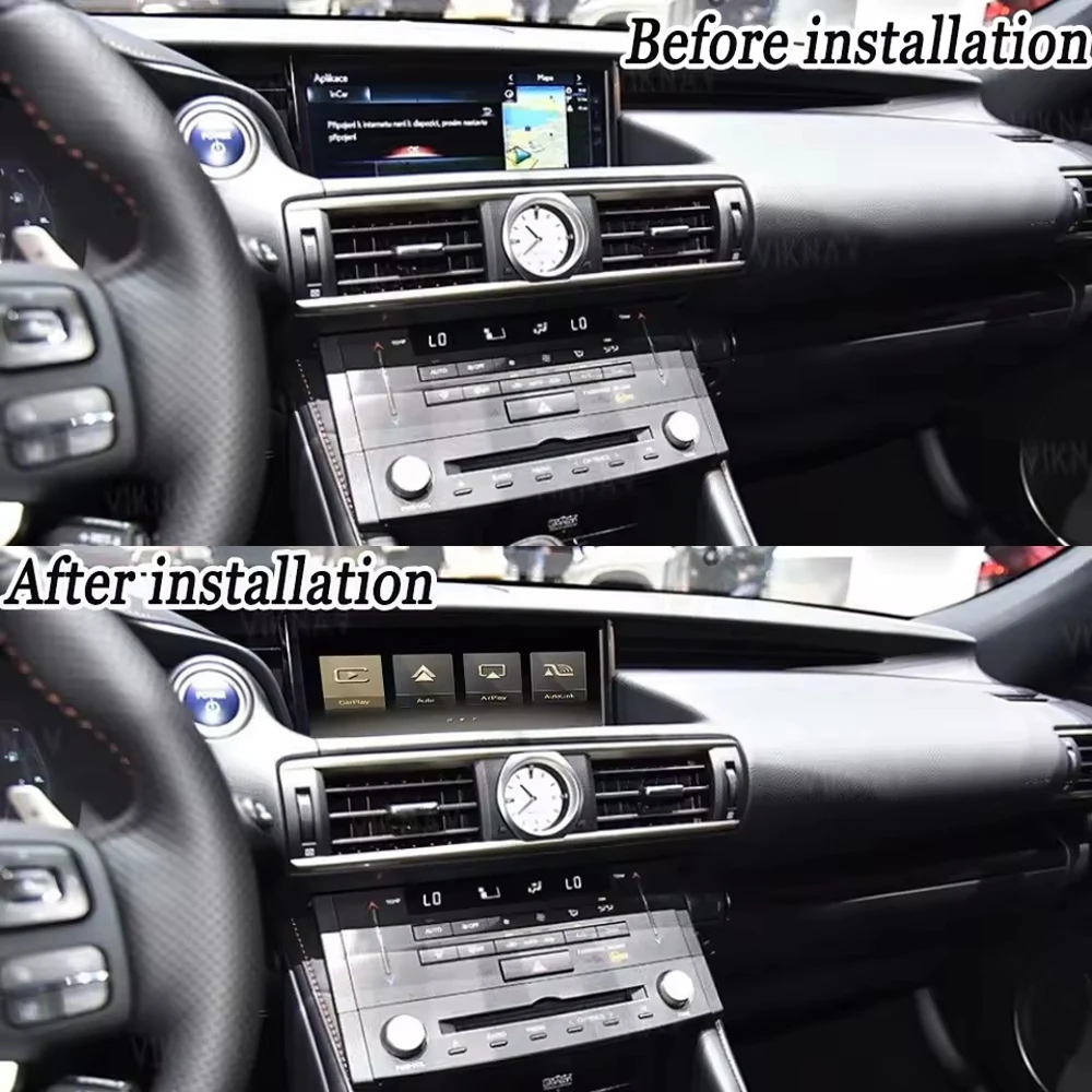 Viknav Linux For Lexus RC 2018-2020 OEM Car Upgrade Decoder Box Interface MuItimedia Wireless Apple CarPlay Android Auto Player