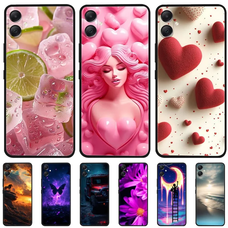 Для Samsung Galaxy M06 F06 5G чехол для телефона силиконовый защитный чехол для камеры задняя крышка для Samsung M06 F06 противоударный черный корпус Capas