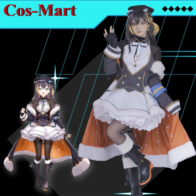 Cos-Mart Anime VTuber EN Petra Gurin Cosplay Costume Gorgeous Sweet Unifom Dress Activity Party Role Play Clothing