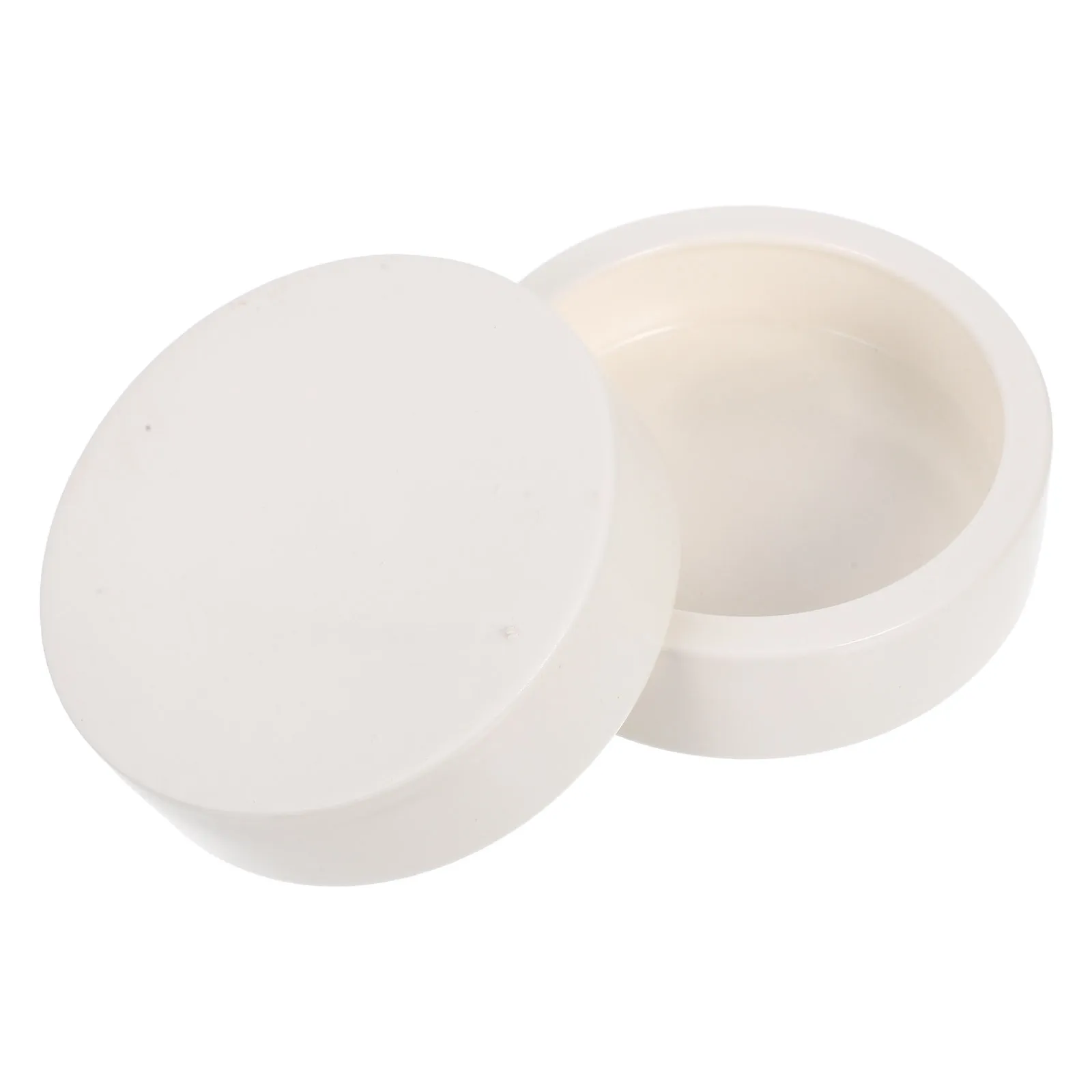 

2Pcs Reptile Feeding Bowls Thick Ceramic Basin Anti-Escape Stable Flat Base Small Lizard Food Water Feeder Reptile Feeder