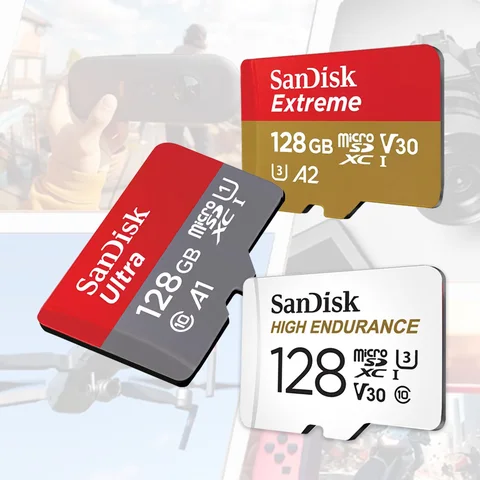 SanDisk Memory Card MicroSD 32GB 64GB 128GB 256GB 512GB 1TB micro SD…