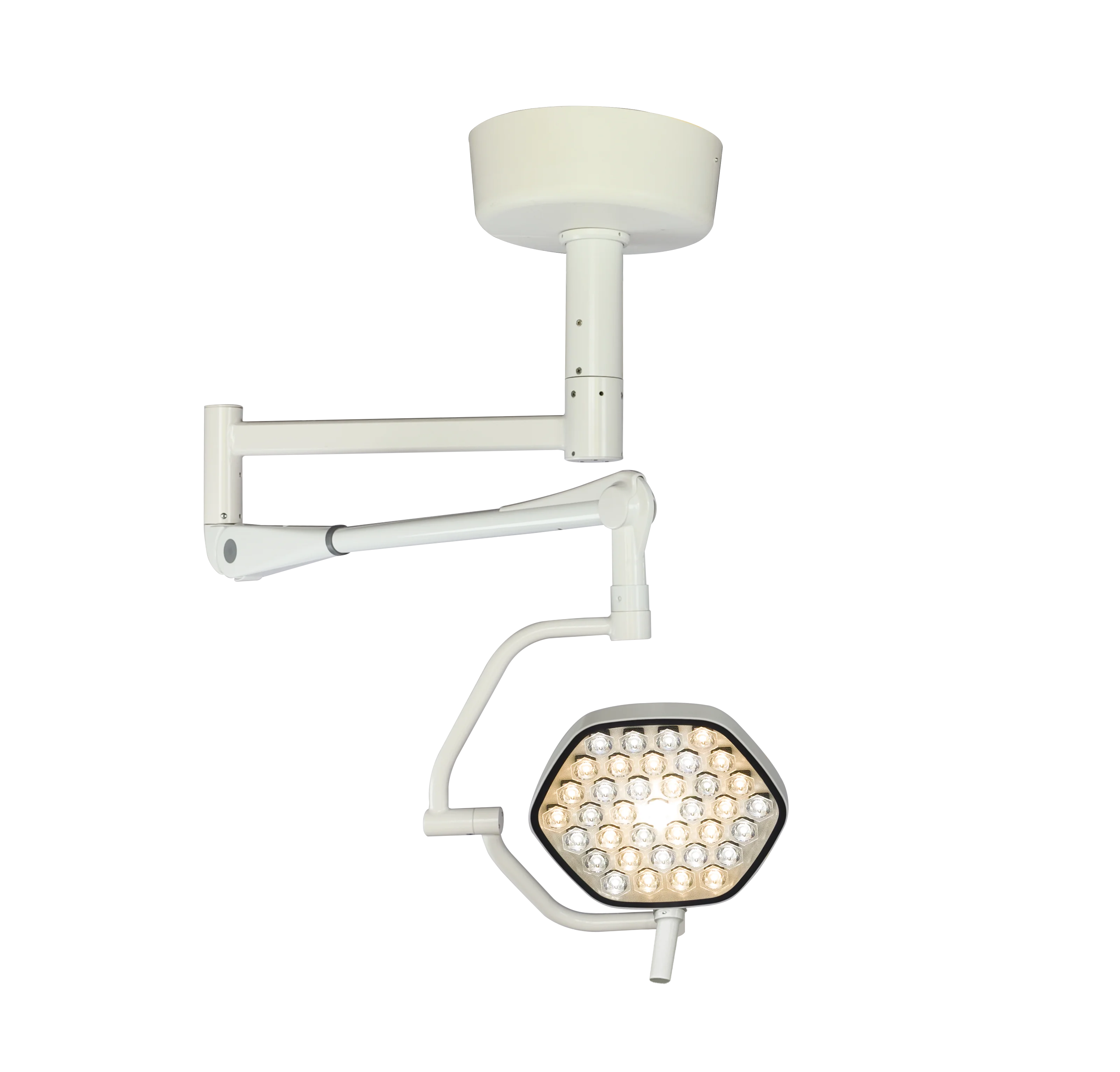 Animal Use Ceiling Mounted Electric Veterinary Surgery Lamp LED Shadowless Operation Lamp ENDO 120,000Lux Illuminance 2-Year