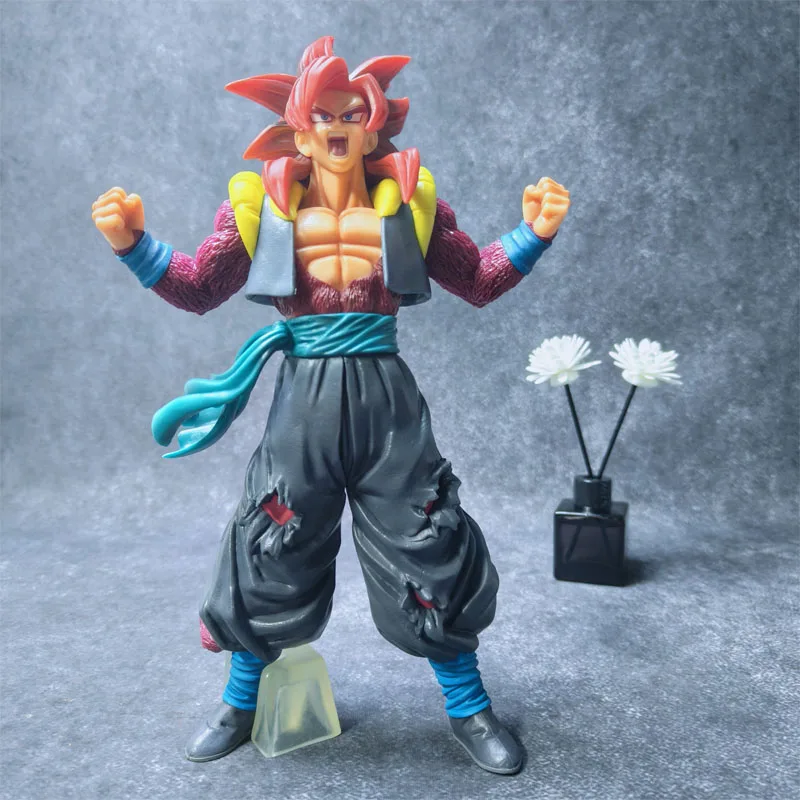 

26cm/10.23inch Dragon Ball Anime Figure Super Saiyan 4th Gogeta PVC Collection Doll Decoration Action Figure Model Toys Gifts