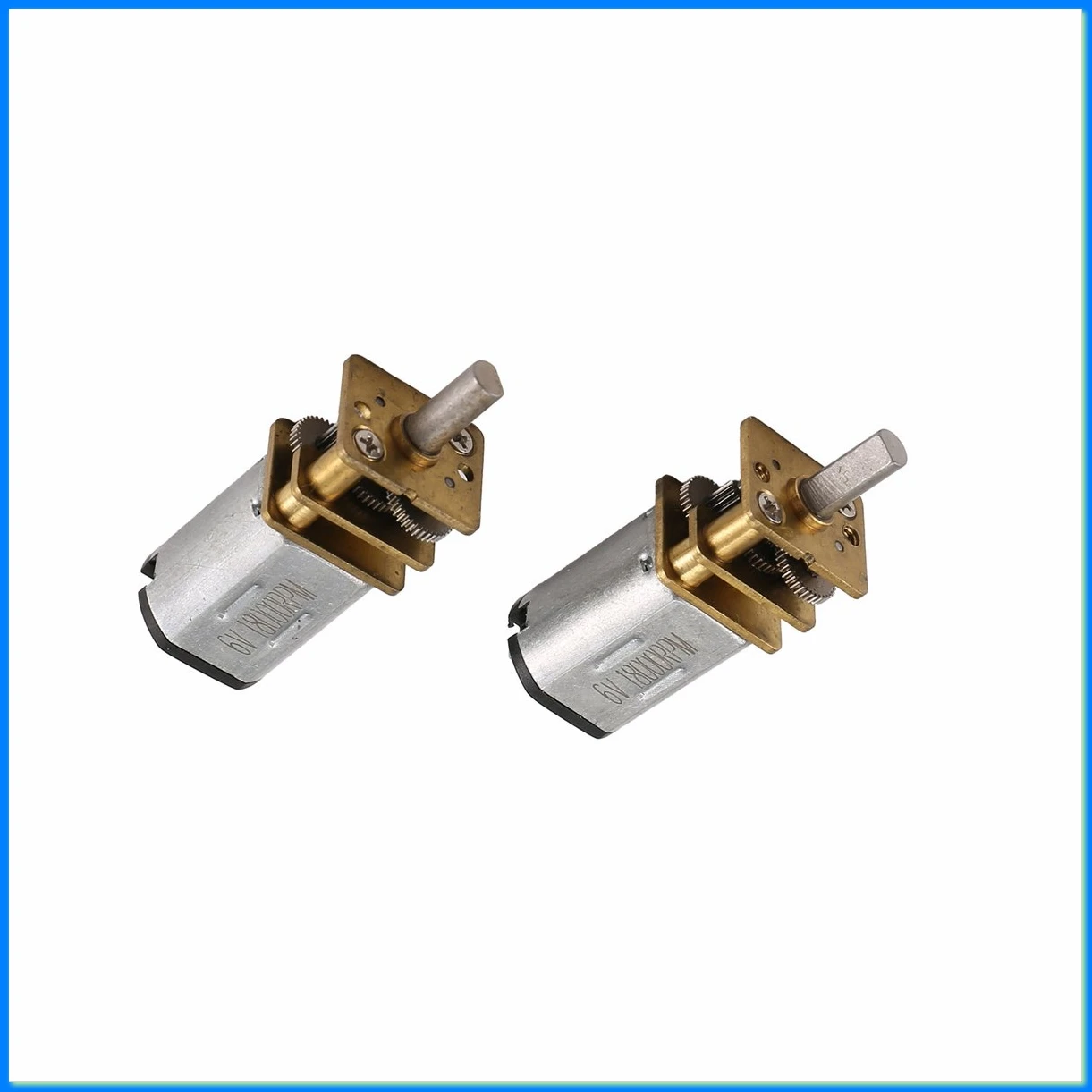 DC6V 30RPM N20 Micro-Speed Gear Motor Reduction Gear Motors with Metal Wheel-PZZW