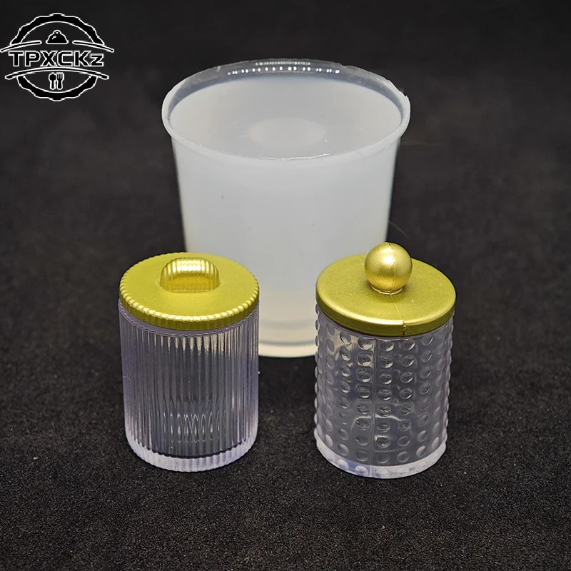 Dollhouse Miniature Tea Cup/ Packaging Box Ornaments Silicone Mold UV Epoxy Turnover Mold Doll Accessories Toy Scene Decoration
