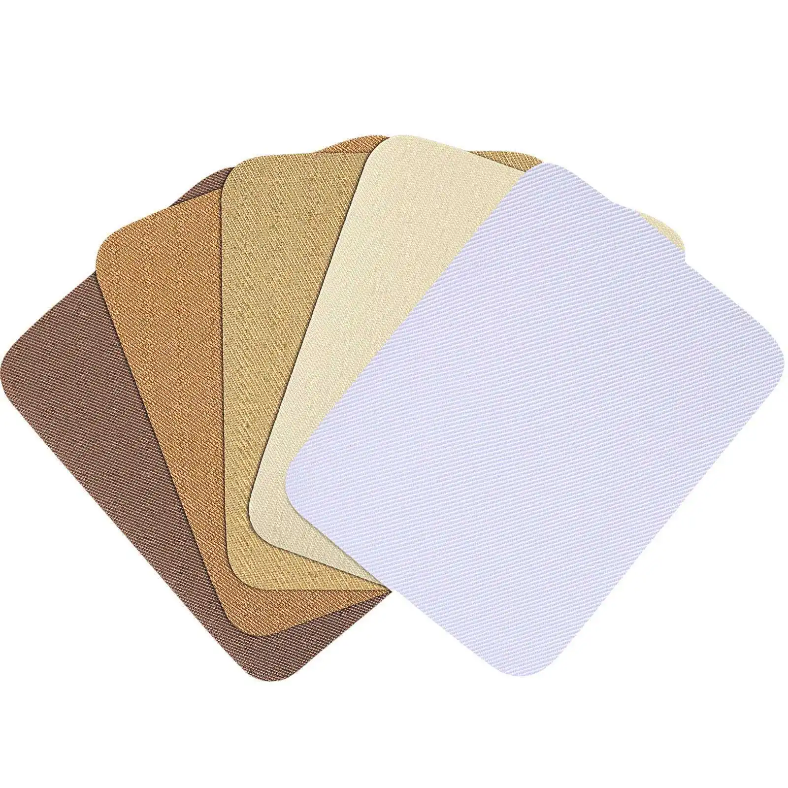 A38M 30Pcs 3.8 x 5 Inches Fabric Iron-on Patches Iron on Mending Fabric Inside or Outside Clothing Repair Patch for Pants