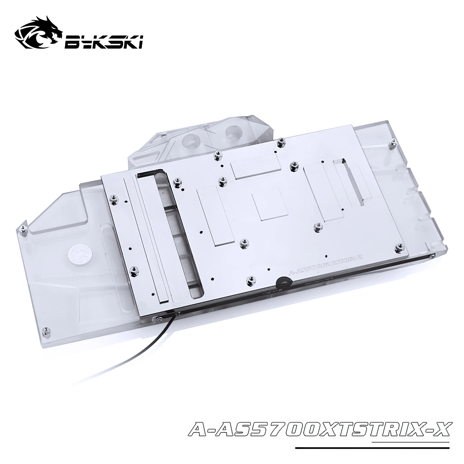 Bykski Full Cover GPU Block RGB для ASUS ROG STRIX RX5700XT O8G GAMING A-AS5700XTSTRIX-X