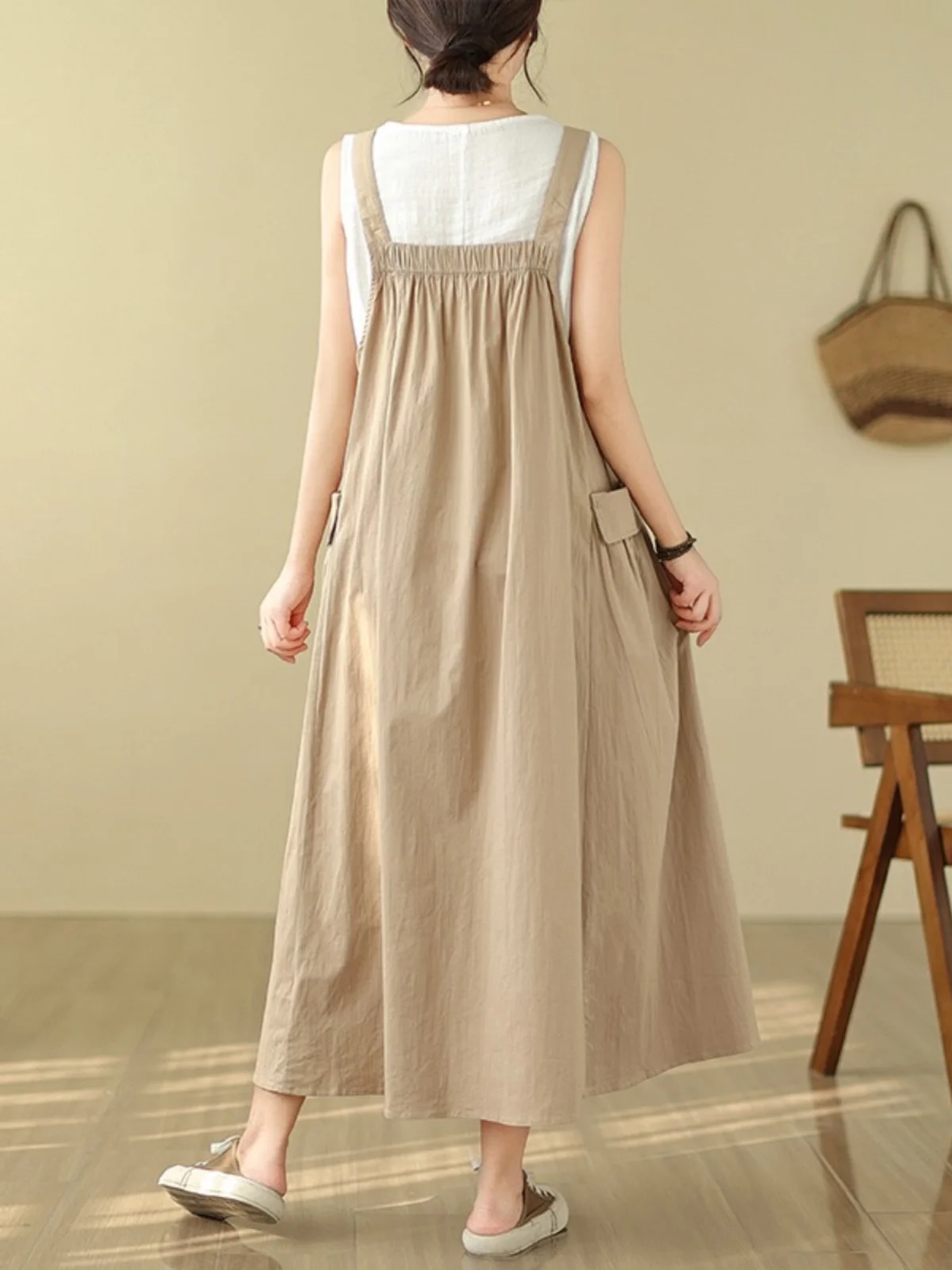 ملابس العمل اليابانية الرجعية ter Dr ملابس خارجية صيفية رفيعة فضفاضة غير رسمية كسول Sle حزام طويل Dr #3