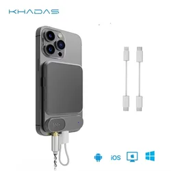 Khadas Tea Pro/Tea USB Portable Headphone Amplifier, Bluetooth Magnetic DAC with 1160mAh Battery, Support DSD 256/PCM 384KHz