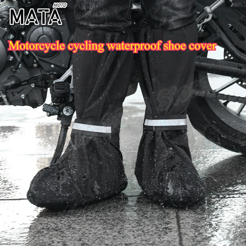 

Rainproof Shoe Cover Anti Slip Thickened Wear-resistant Outdoor Sand Resistant Overshoes High Rain Boot Covers Rain Accessory