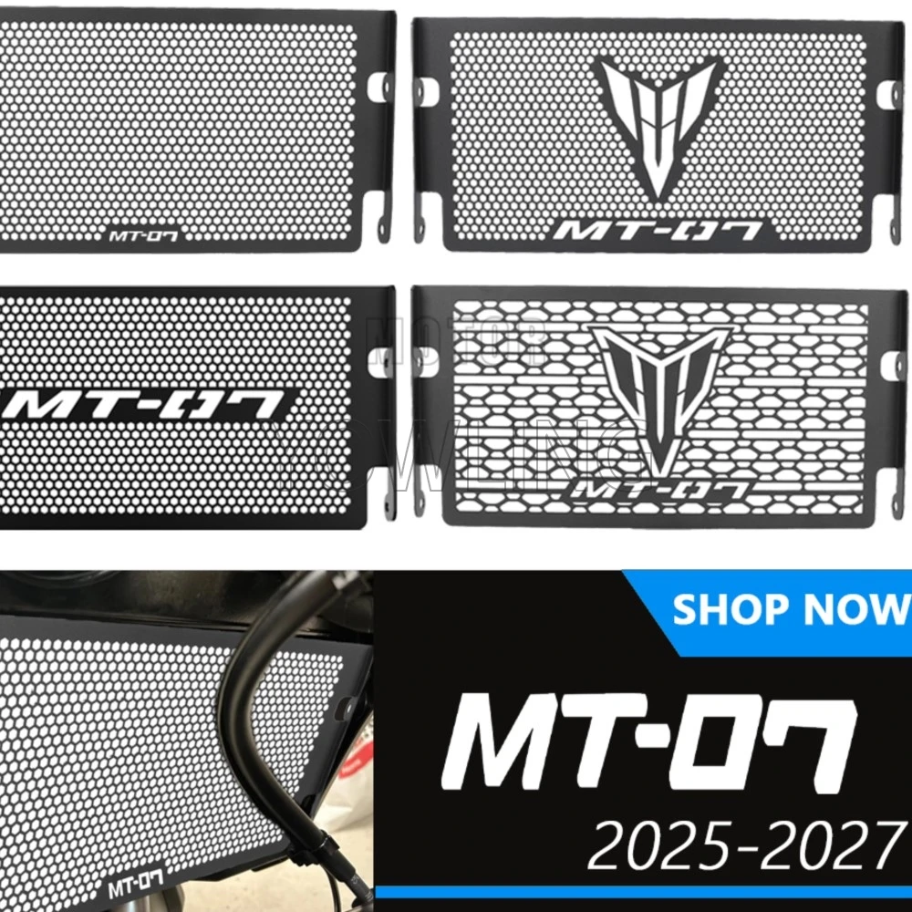 

Motorcycle Radiator Grille Cooler Protection Net Mesh Protective Guard Cover For Yamaha MT07 MT 07 MT-07 Y-AMT 2025 2026 2027