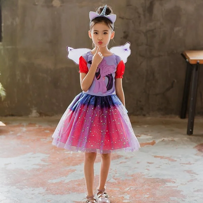 Kostium na Halloween dla dzieci, przebranie czarownicy dla dziewczynek, strój etniczny na scenę, wiosna 2026, bez marki, bez ochrony znaku towarowego.