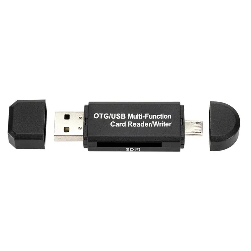 สวัสดี2 in 1เครื่องอ่านการ์ด OTG Micro SD USB 2.0เครื่องอ่านการ์ด2.0สำหรับ USB ADAPTER Micro SD แฟลชไดร์ฟสมาร์ทการ์ดความจำเครื่องอ่านการ์ด