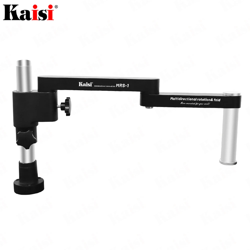 Kaisi Adjustable Microscope Metal Forging Folding Bracket Universal 360 ° Rotary Flexible Fixed Lifting Microscope Support Arm