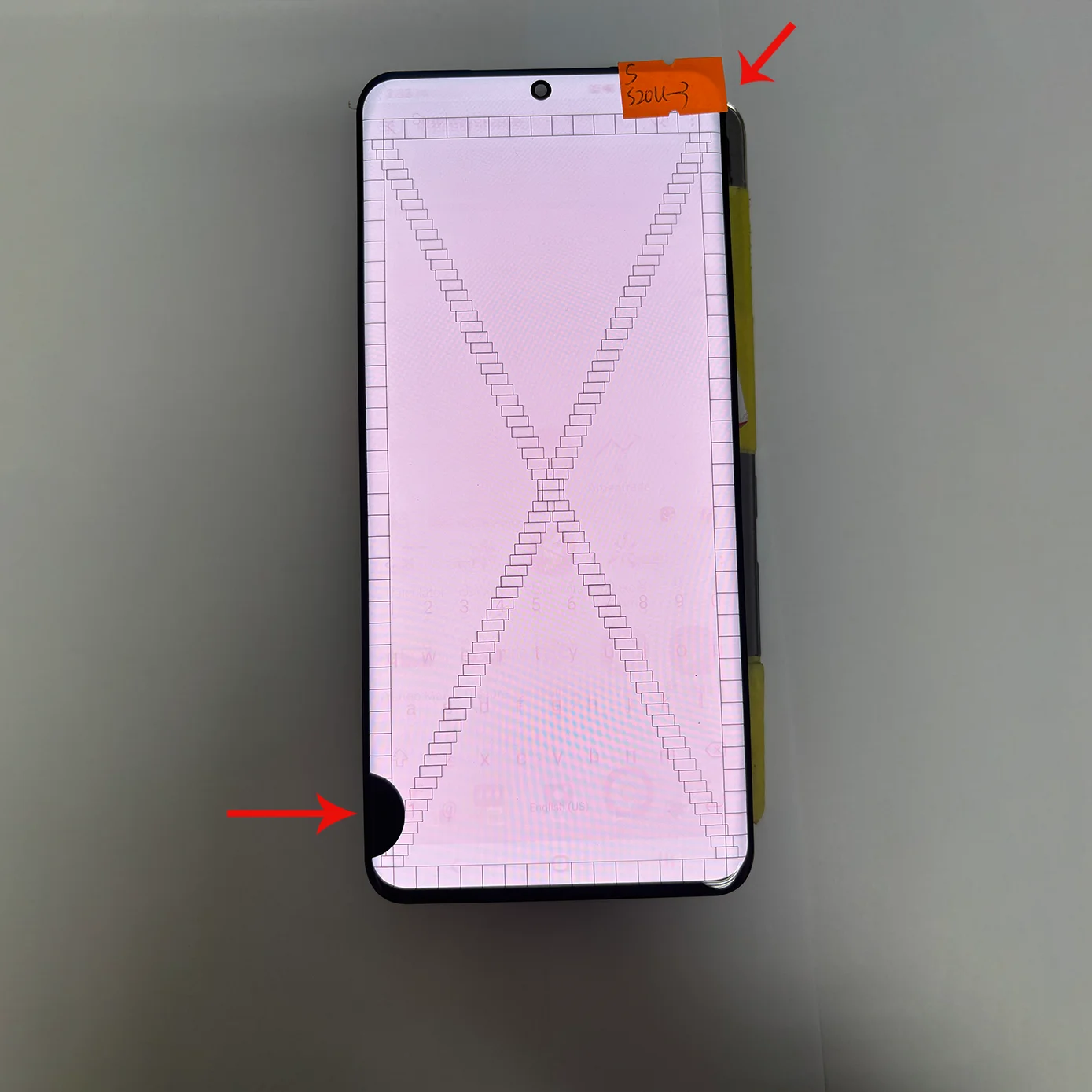screen has defects suitable for Samsung Galaxy S20 Ultra G988B/G988U AMOLED touch screen replacement component