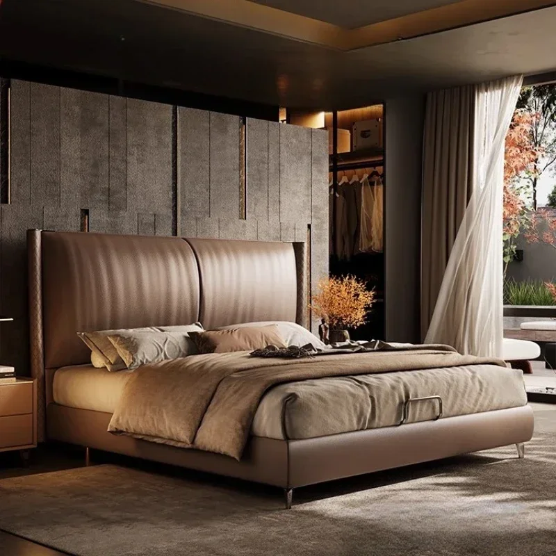 180x200cm Queen Bed Frames With Headboard Complete Room Furniture Luxury King Size Bed Double Bed Full Marriage Bedrooms Nordic