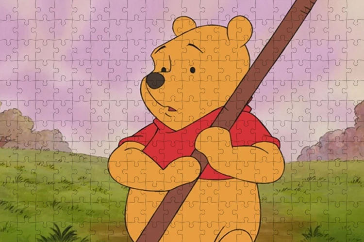 Disney-Honey Pot Winnie The Pooh Cartoon Puzzle for Children, Brain Burning Game, Puzzle Game, Holiday Gift, Decoração de Meninos e Meninas