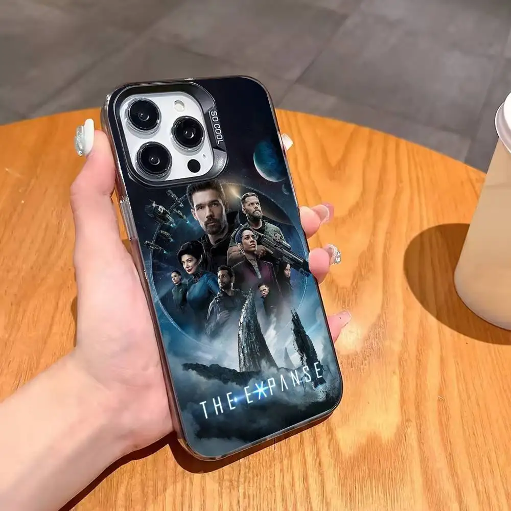 حافظة هاتف The E-Expanse-es من الفيلم الكلاسيكي لهواتف iPhone 17,16,15,14,13,12,11 Plus، Pro Max، XS، حافظة هاتف فضية ملونة غطاء Funda #6