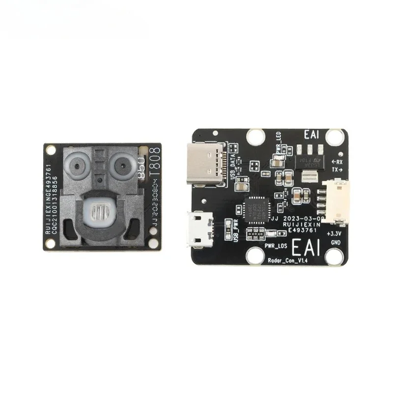 YDLIDAR GS2 وحدة مسافة مستشعر رادار الليزر للحالة الصلبة لتنظيف الأتربة وتجنب العوائق