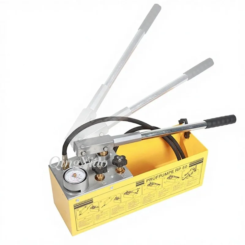 Portable Hydraulics Manual Pressure Test Pump For PPR Pipe High Pressure Floor Heating Leak Detection And Electric Booster