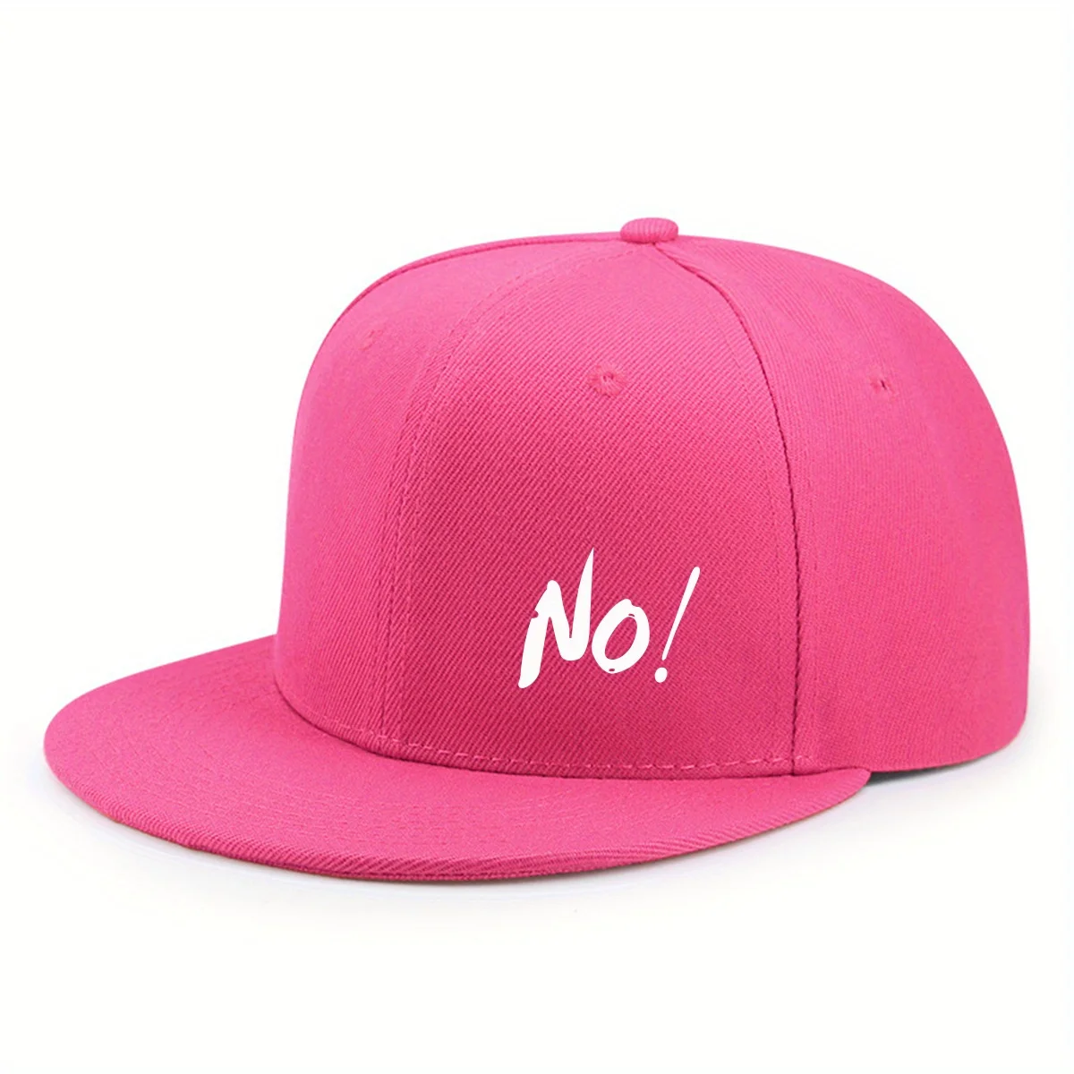 Baseballkappe mit flacher Krempe für Männer und Frauen ohne Aufdruck, modisch, vielseitig, lässig, Hip-Hop-Hut für Street Going im Freien – Detail 3