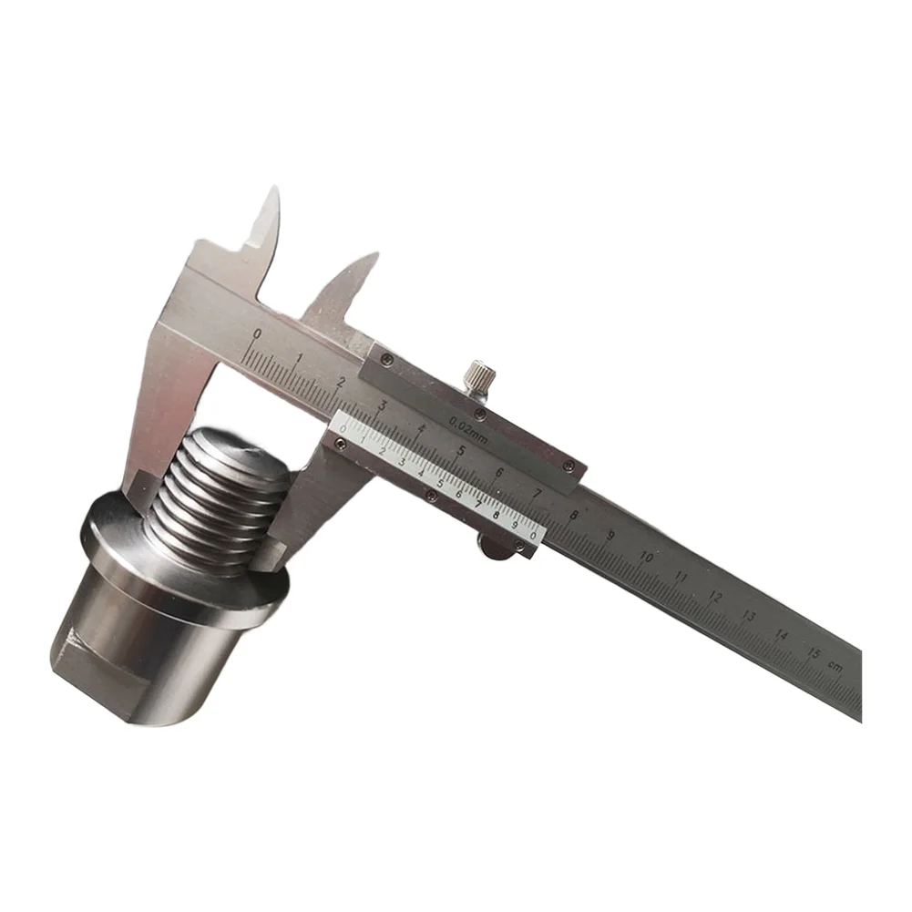 Metal Lathe Chuck Conversion Sleeve with 1-8 External Thread and 3/4-10 Internal Thread for Stable Turning Setup