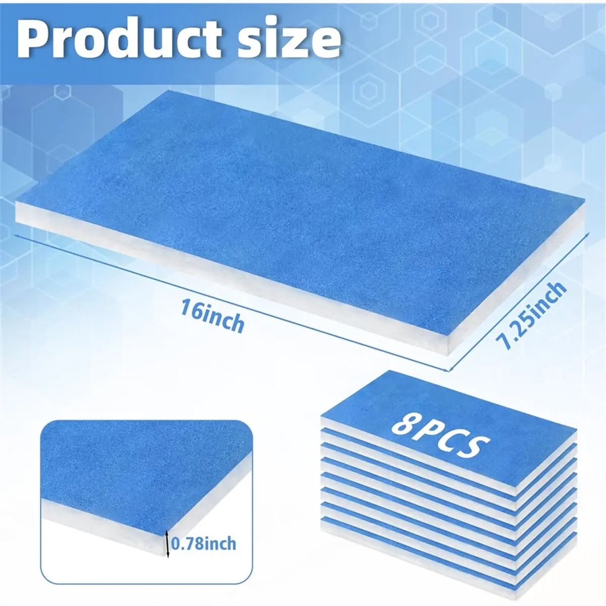 A20I 8 Pieces Paint Booth Filters,Portable Sprays Booth Filter,Paint Booth Exhaust Filters for Replace Airbrush Sprays Booths