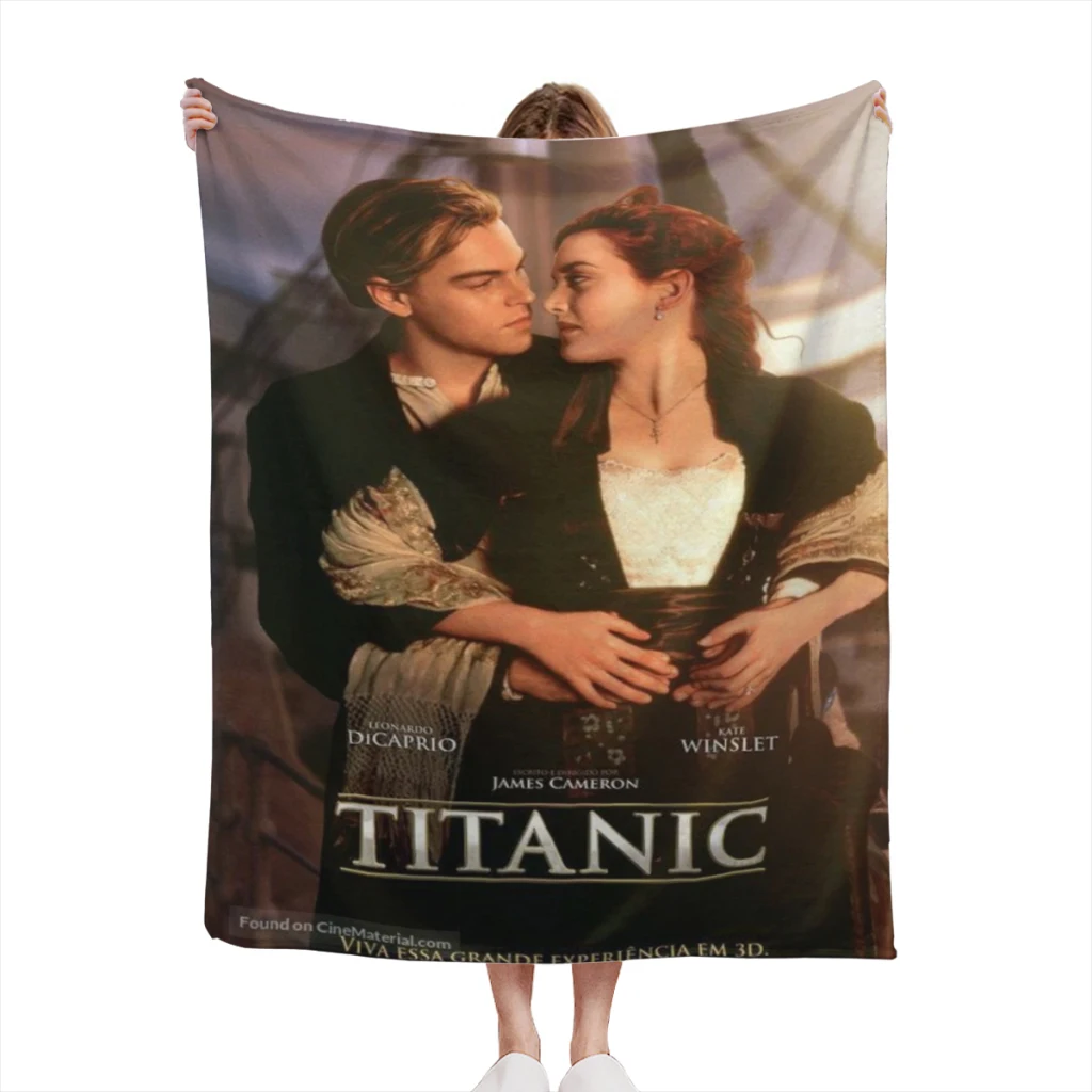 

Titanic Leonardo DiCaprio Summer Blanket Thin Blanket Comforter Flannel Soft throw Blankets Warm Home