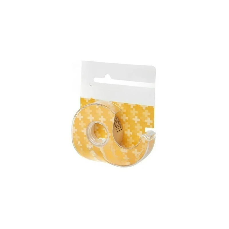 Double Sided Tape, Clear, 1 Roll with Dispenser