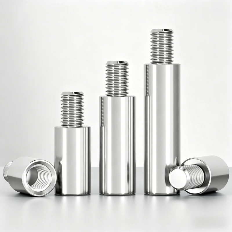 304 stainless steel Threaded Pillar Male to female M2 M2.5 M3 M4 M5M6M8M10 Round Spacing PCB Standoff Spacer Single Head Column