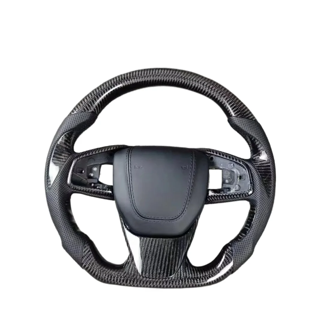 

Modification Steering for Honda Civic Tenth/10th Generation Replacement Perforated Leather Carbon Fiber Sports Steering Wheel