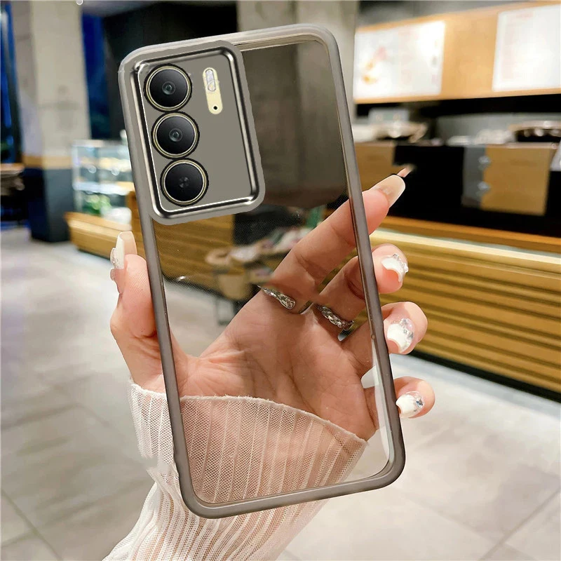 حافظة هاتف لهاتف Realme C75 C75X C71 C73 C67 C65 C63 C61 4G 5G حافظة حماية للكاميرا غطاء ناعم شفاف #1