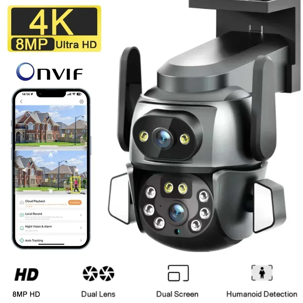 Cámara WIFI 4K de 8MP PTZ
