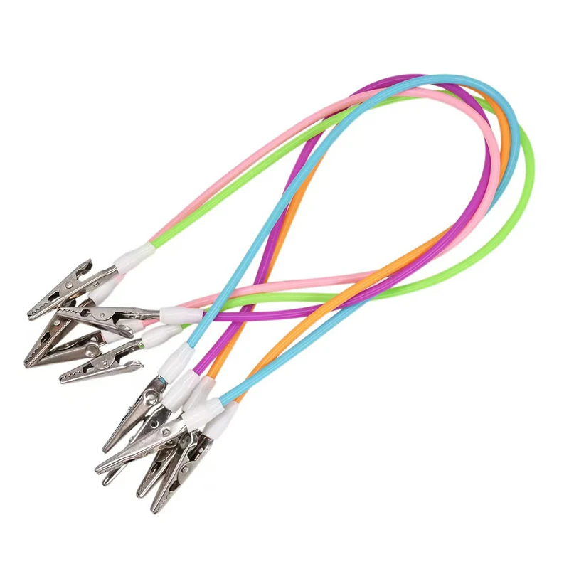 

5pcs/Kit Dental Patient Bib Clips Autoclavable Stainless Steel Scarf Clip Napkin Holder Flexible Dental Colourful Bib Clips