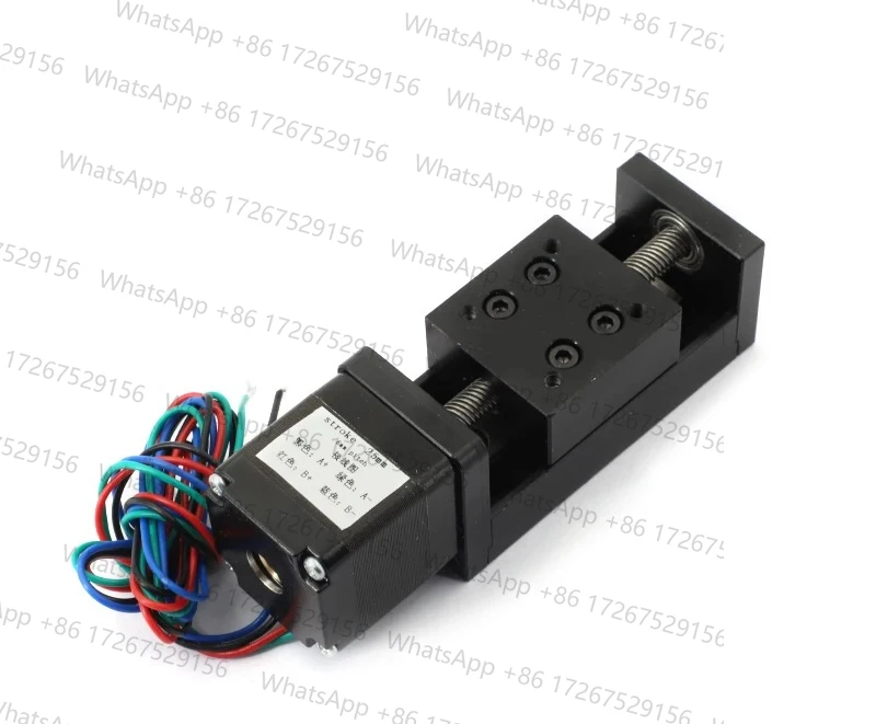T-type Mini Sliding Table 10mm-30mmFor Linear Rail Guide With 11 28mm Stepper Motor For CNC 3D Printer  DIY Customized