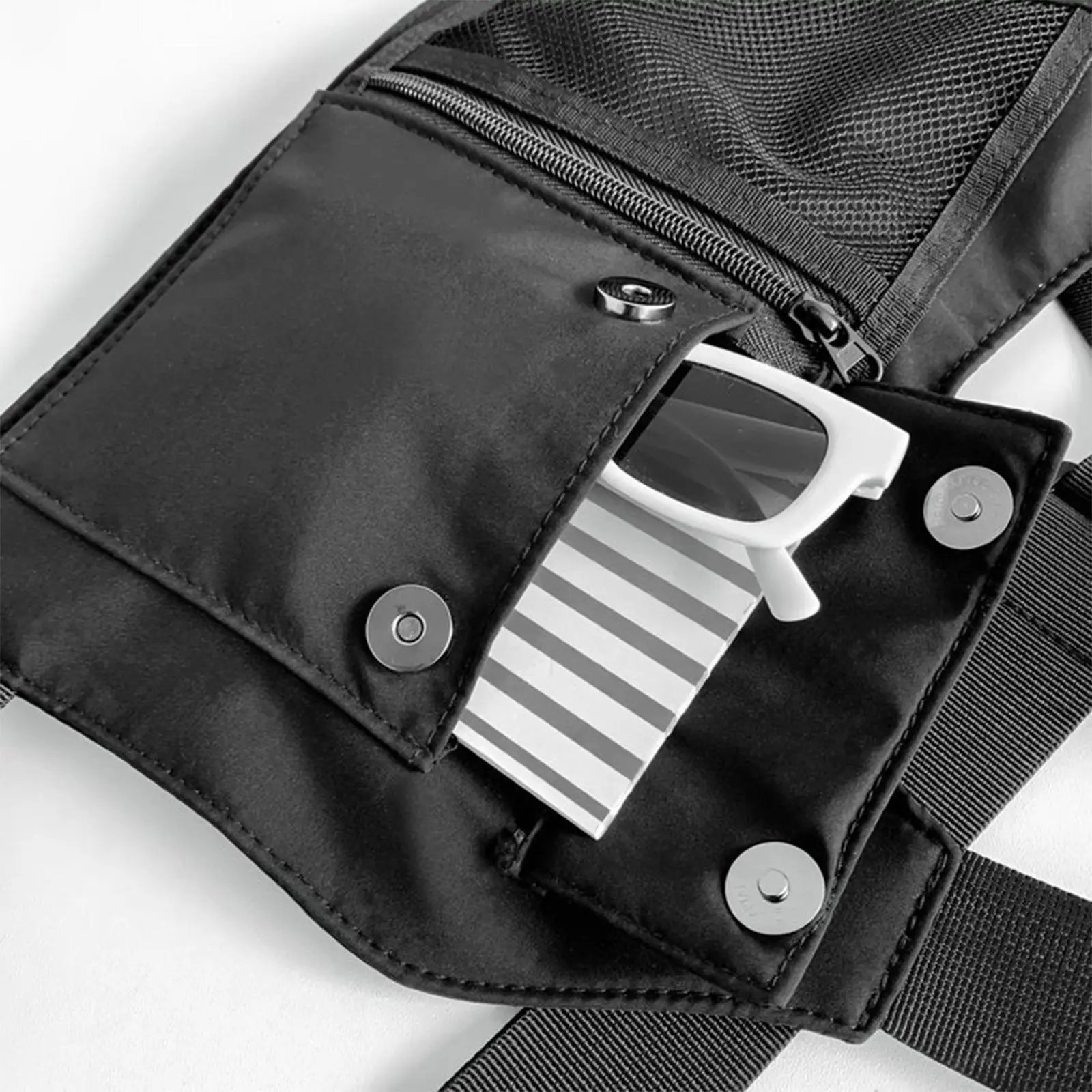 الصدر تلاعب سترة حقيبة الحقيبة فائدة حامل ملابس العمل لتشغيل كام في الهواء الطلق #6