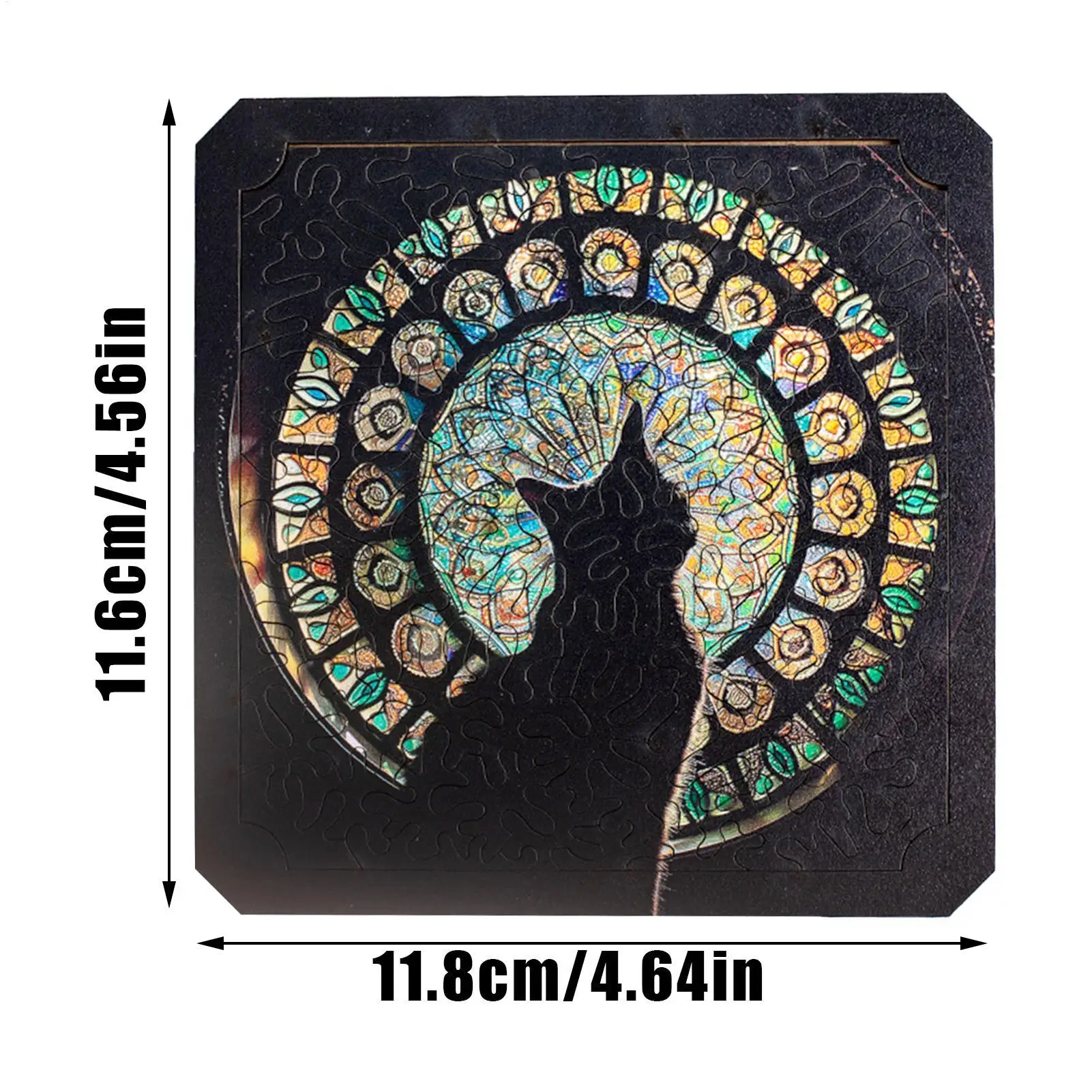 ปริศนาแมวสำหรับผู้ใหญ่ 76 ชิ้น ของตกแต่งบ้านพร้อมกรอบ ปริศนาสัตว์เลี้ยงที่ดื่มด่ำกับการเล่น ของเล่นเสริมพัฒนาการสำหรับคนรักสัตว์เลี้ยง ห้องนั่งเล่น ห้องนอน