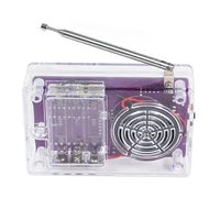 DIY FM Radio Electronic Kit 87-108MHz Adjustable Frequency Digital Display Soldering Project Practice Solder RDA5807S 4