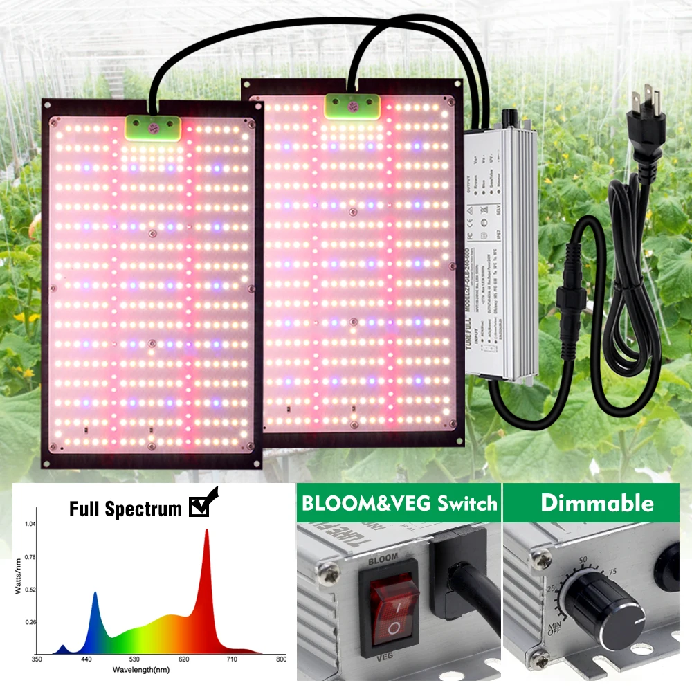 Dimming LED Grow lights Full Spectrum 120W 240W Phytolamp For Plants Two Working Modes Plant Lamp For Indoor Grow Tent Plants