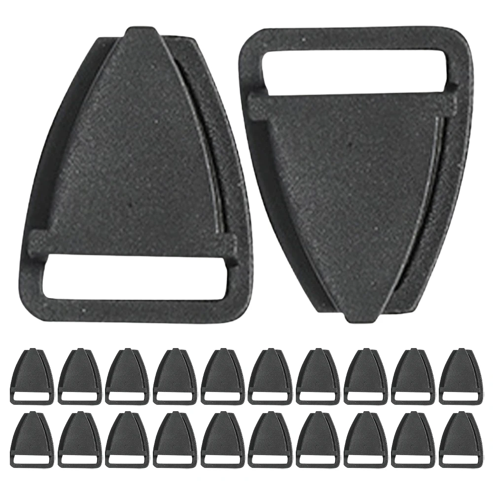 

100 Pcs Hard Hat Accessories Chin Strap Clip Safety Buckles Replacement Triangle